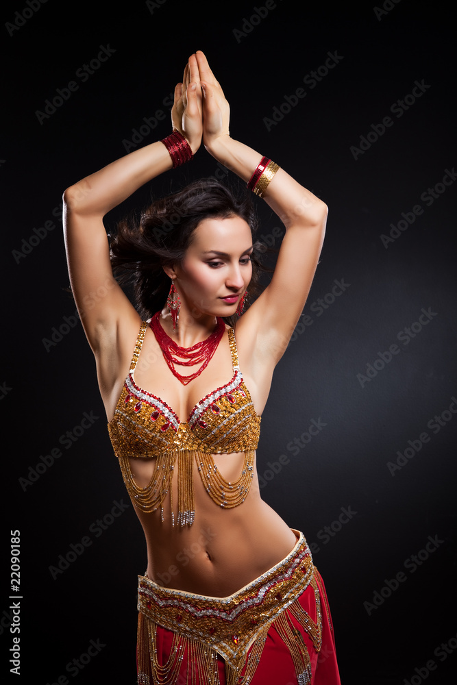 Naklejka premium Belly dancer
