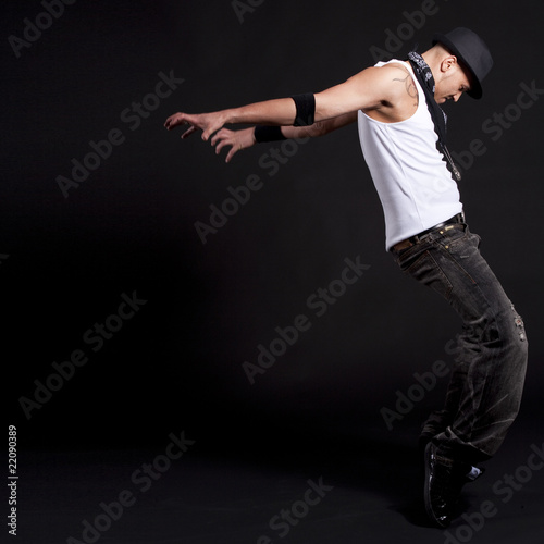 Young stylish dancer
