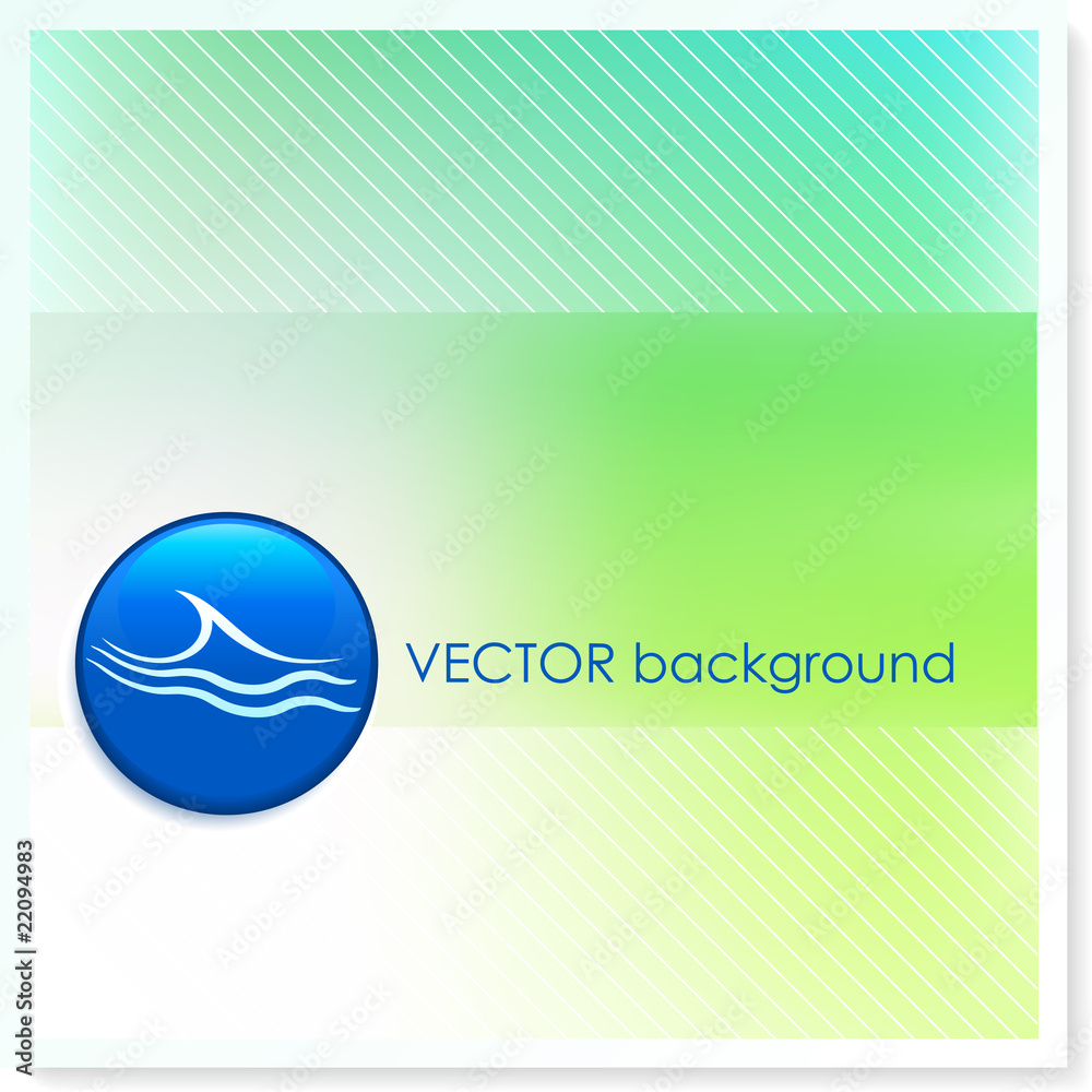 Wave Icon Internet Button on Vector Background Wave Icon Internet Button on Vector Background