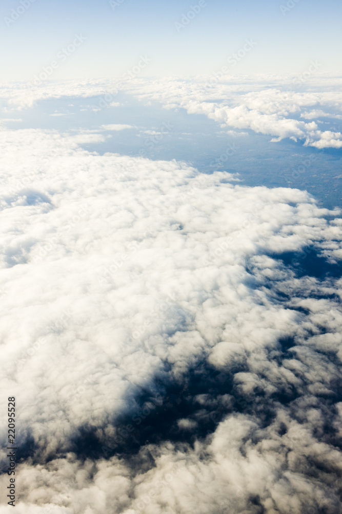 clouds - view from plane clouds - view from plane
