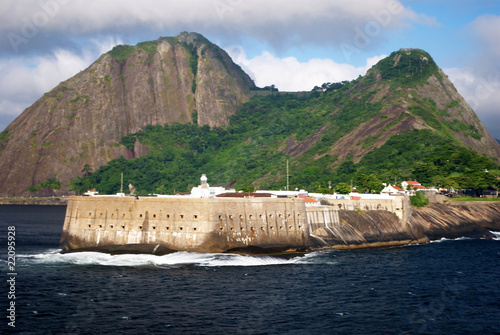fortification on the guanabara bay entrance