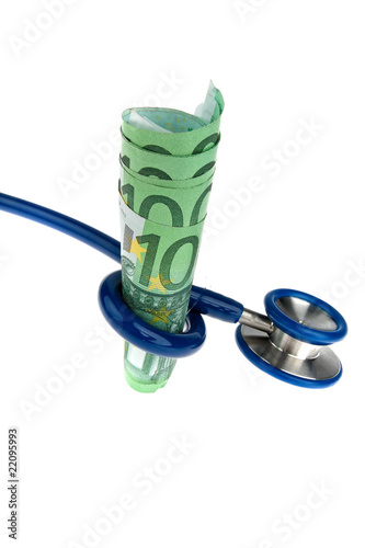 Wallpaper Mural Kosten fÃÂÃÂ¼r Gesundheit mit Euro und Stethoskop Torontodigital.ca