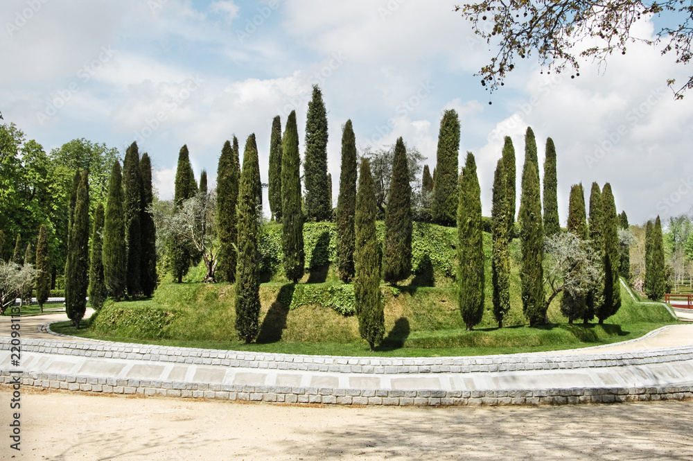 Fototapeta premium Bosque del Recuerdo, Madrid
