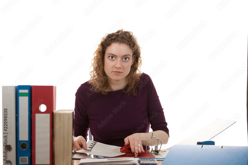 Büroangestellte Büroangestellte