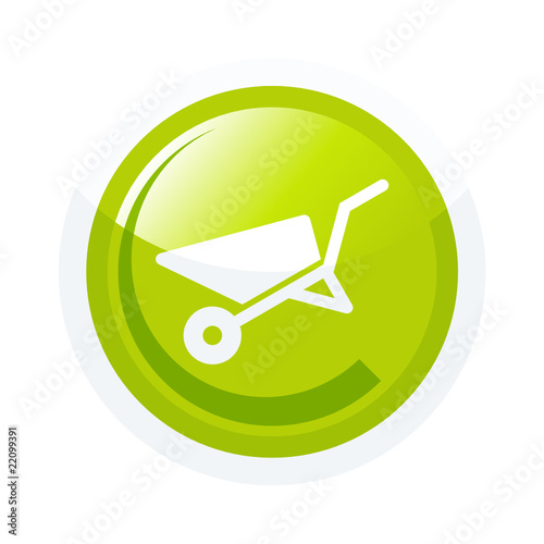 schubkarre symbol zeichen button icon