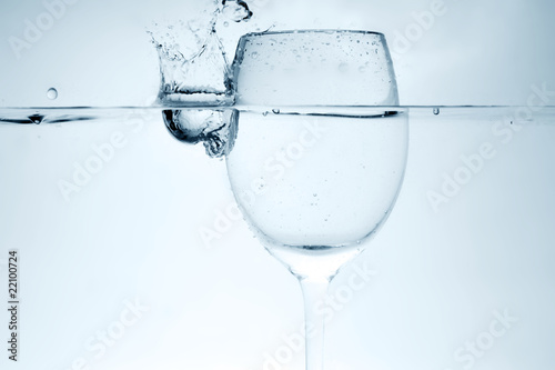 liquid in wineglass