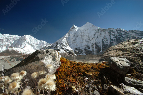 Gletschersee im Himalaja, Solokhumbu, Everst-Gebiet photo