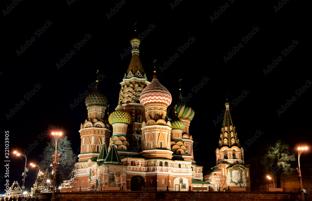 St. Basil Cathedral, Red Square, Moscow, Russia