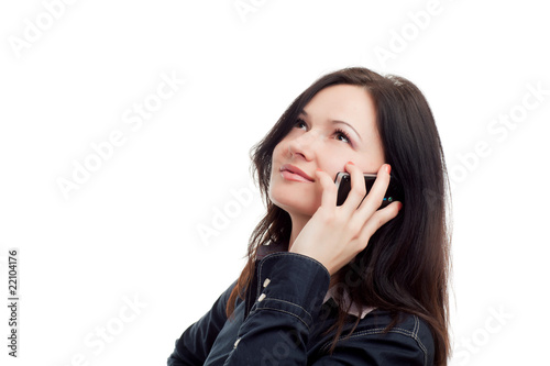 Woman on phone
