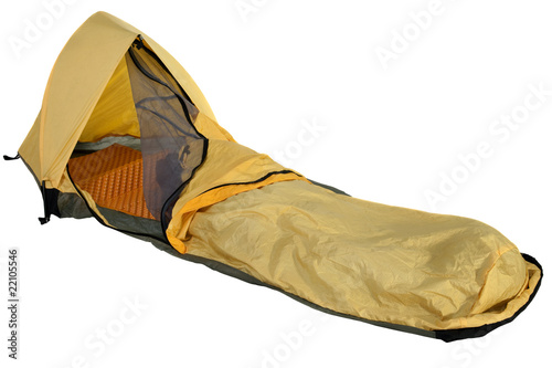 bivy sack for solo expedition camping photo