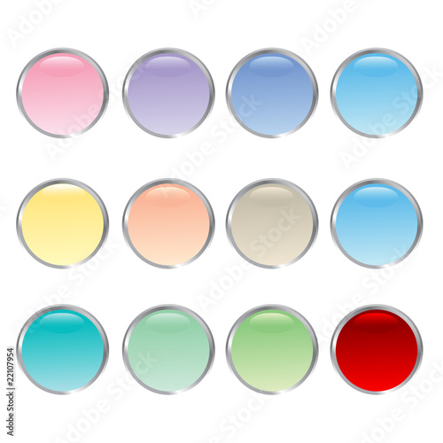 Free Download Glossy buttons - GFXLoad
