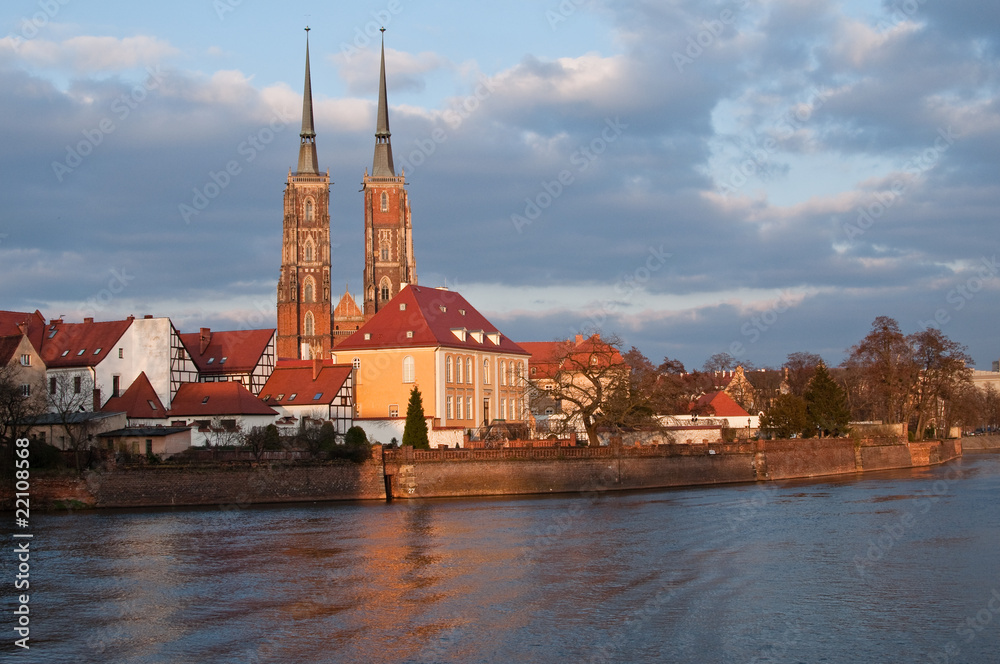 Fototapeta premium Wroclaw - Dominsel