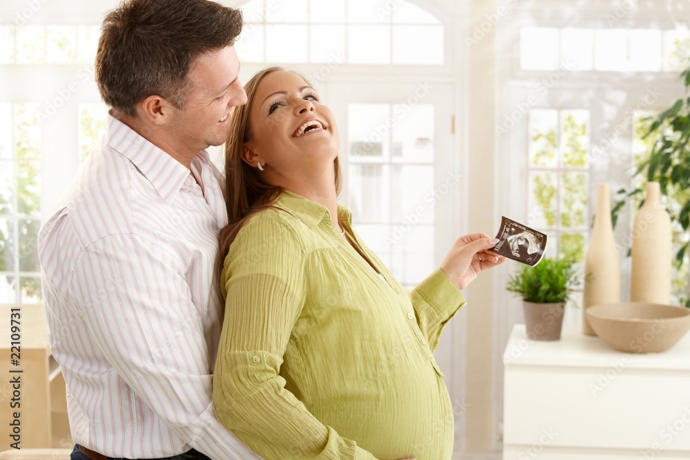 Happy couple expecting baby Happy couple expecting baby