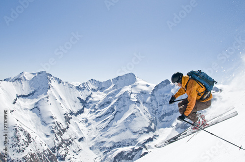spektakulär skifahren