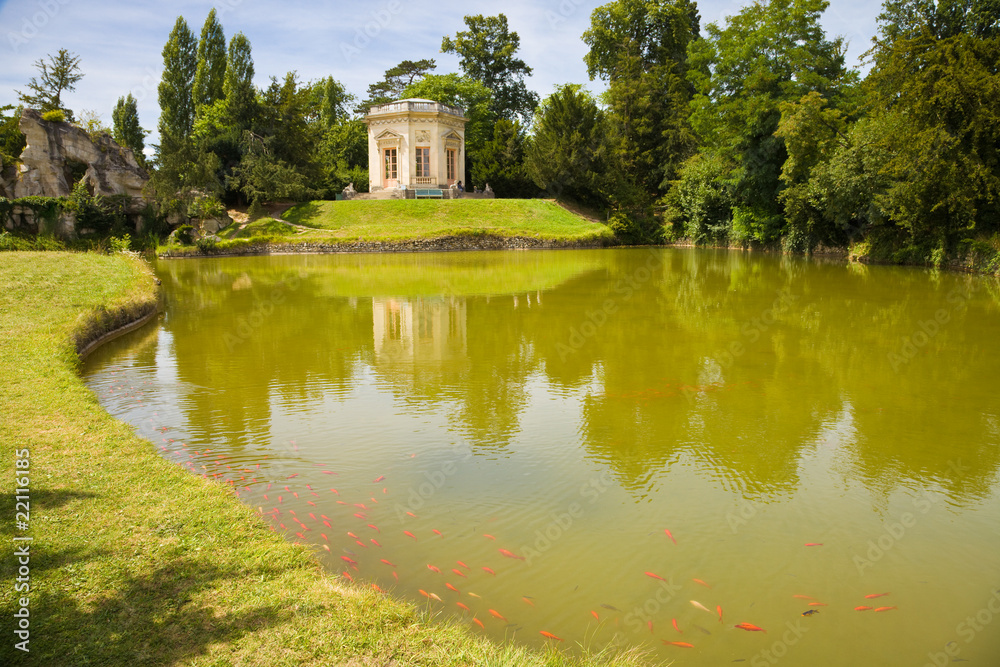 The Belvedere over the lake of Versailles Chateau, France The Belvedere over the lake of Versailles Chateau, France