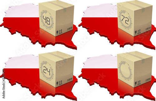 Délais de livraisons en Pologne (détouré)