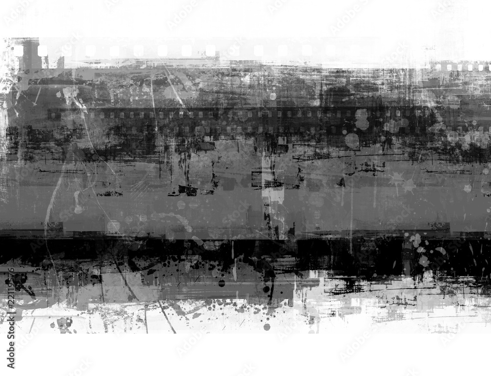 An abstract paint splatter frame in black and white An abstract paint splatter frame in black and white