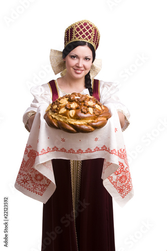 Bread-and-salt welcome photo