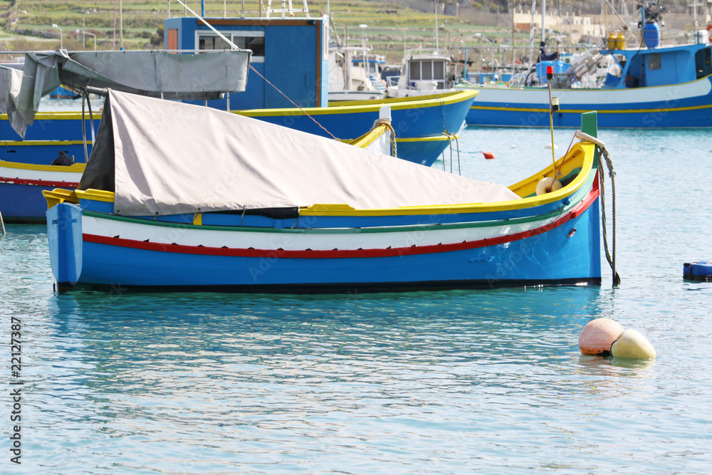 traditional maltese fishing boat