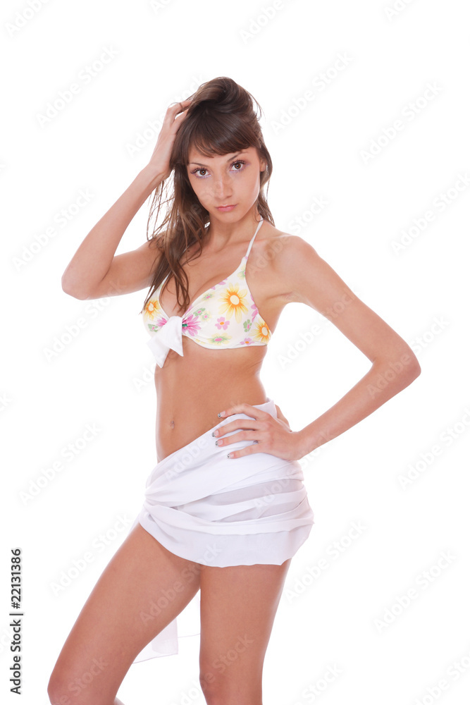 Obraz premium Beautiful bikini model