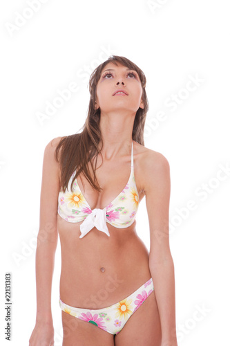 Beautiful bikini model