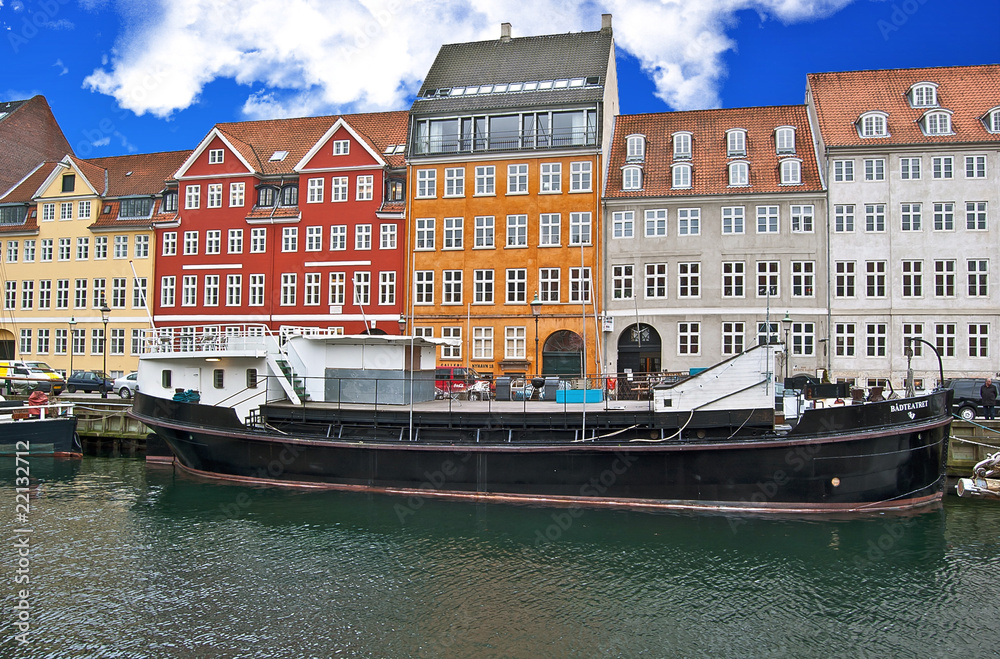 Naklejka premium Copenhague - Nyhavn