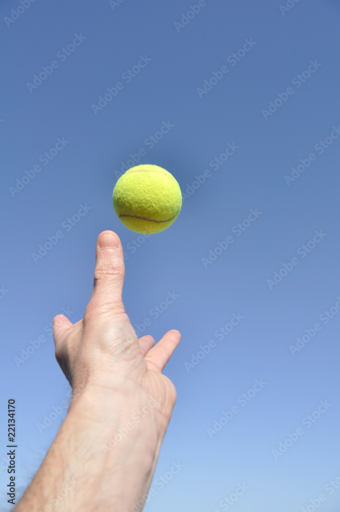 Serving a Tennis Ball