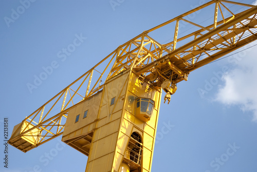 Close crane sky