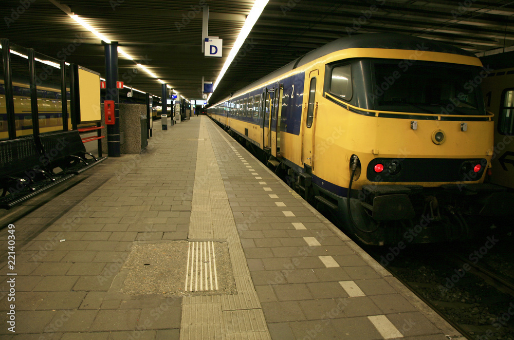 The train station. Netherlands.