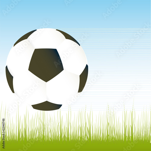 Vector soccer game ball football world cup illustration