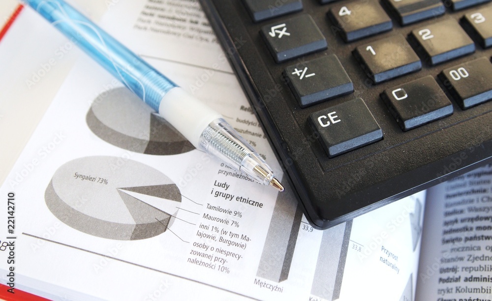 Obraz premium Mathematical calculations