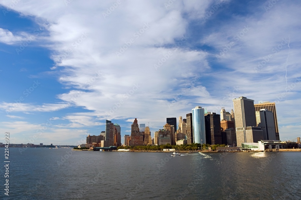 View on Manhattan from Hudson River