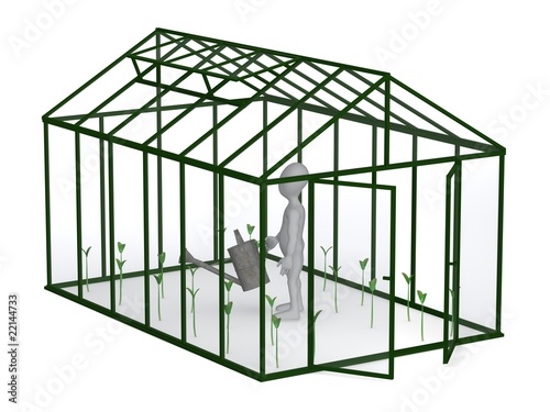 Canvastavla greenhouse
