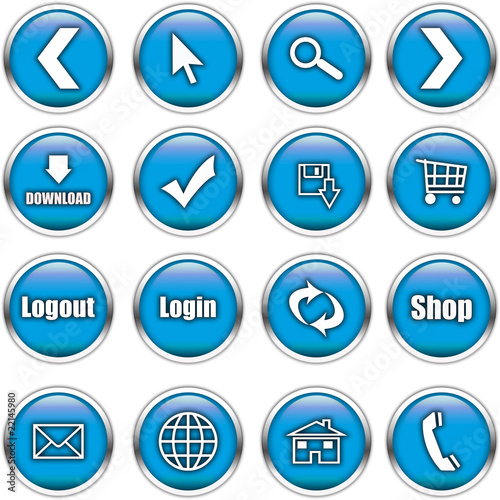 Web icons, buttons Free Download Web icons, buttons - GFXLoad