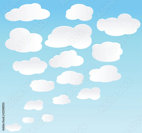 vector background with sky