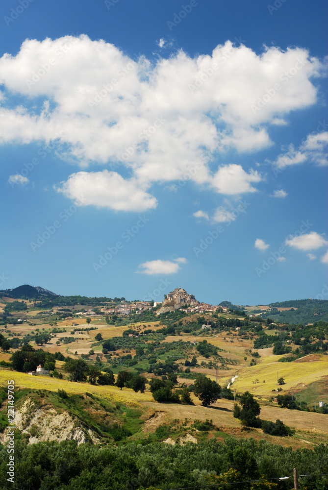 Center Italy (region Molise) landscape