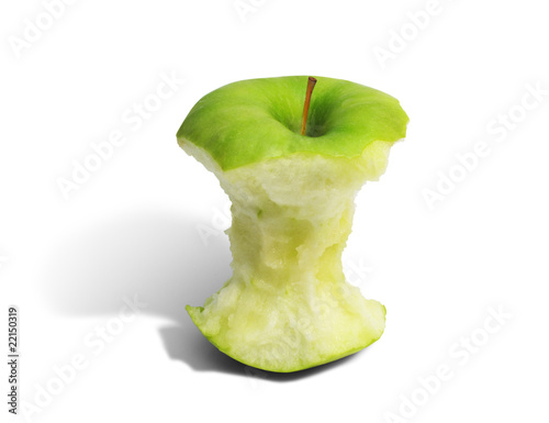 Plakat w ramie Pomme verte croquée
