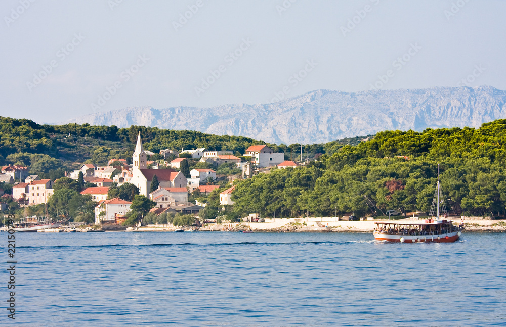 City Sumartin. The island of Brac. Croatia