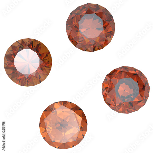 Round rauh topaz photo