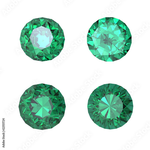Round emerald