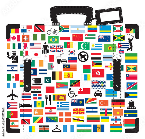 Suitcase for traveller.