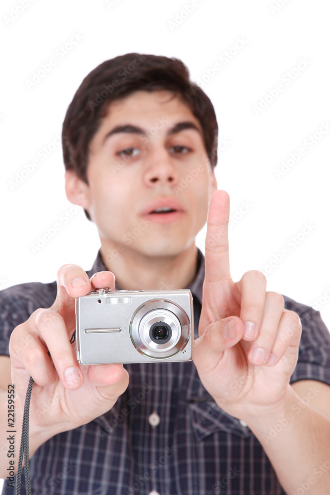Man taking pictures Man taking pictures
