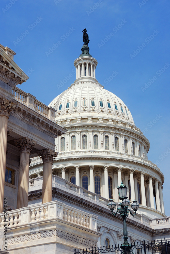 US Capitol closeup, Washington DC.
