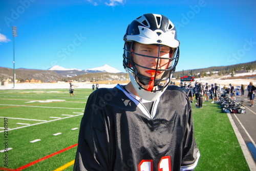 Lacrosse player