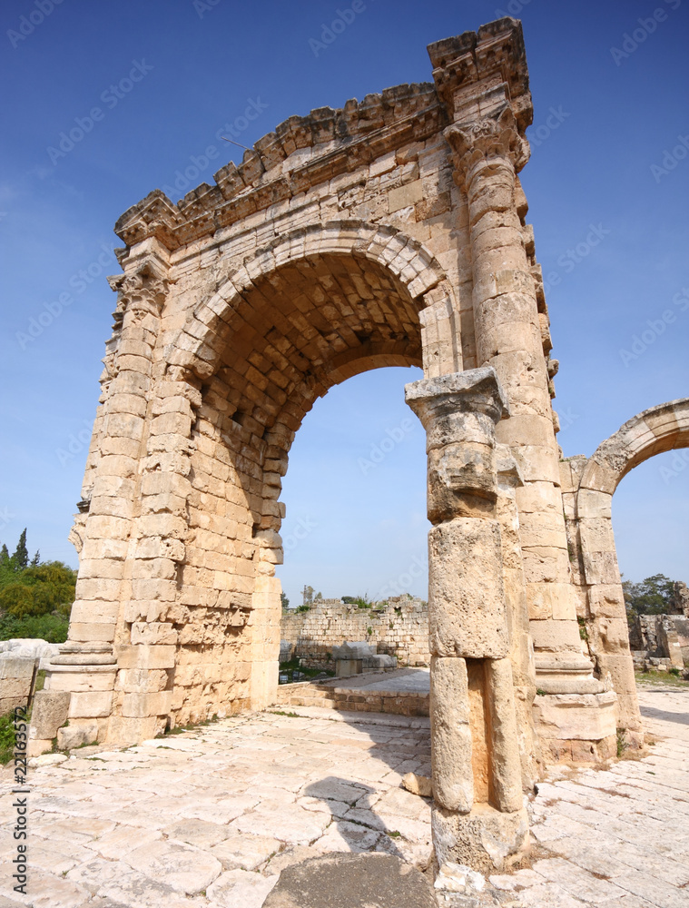 Roman Triumphal Arch at Tyre, Lebanon
