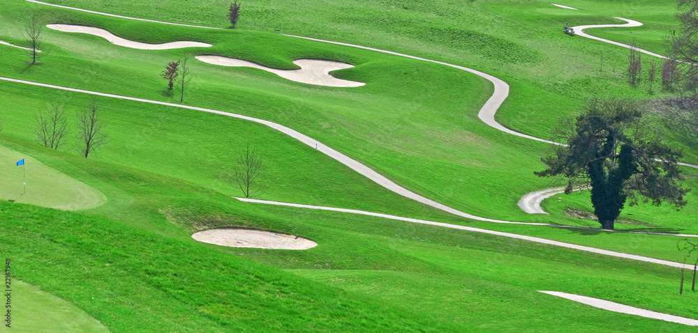 Obraz premium Golf field