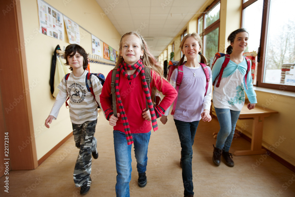 Obraz premium Gruppe Schulkinder