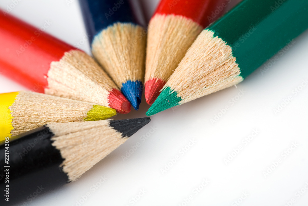 Colourful crayons Colourful crayons