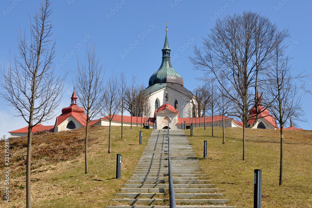 Pilgrimage church of St. John Nepomuk,Czech republic