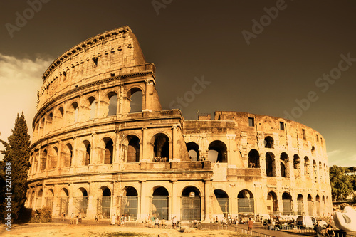Photography great Italian landmarks series - Colosseum